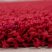 Ay life 1500 piros 80cm egyszínű kör shaggy szőnyeg