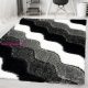 Den. Melissa new 3071 Fekete 60szett=60x220cm+2dbx60x110cm szőnyeg