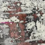 Den. Sunset new 9428 Szürke-Pink 60x110cm modern szőnyeg