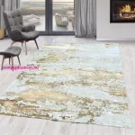 Den. Sunset 8385 Bézs-Arany 60szett=60x220cm+2dbx60x110cm modern szőnyeg