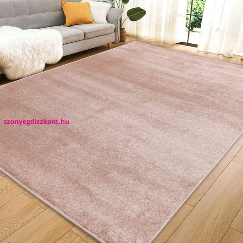 Bolti 8. Den. Side egyszínű rózsaszín 80x250cm modern szőnyeg