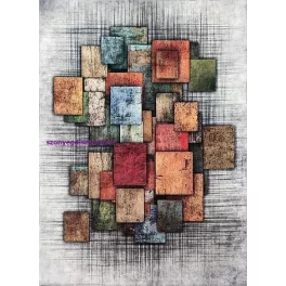 Ber. Porte 2116 multi 80x150cm- modern vékony szőnyeg