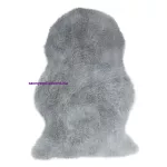 ASY Auckland Luxury Faux Sheepskin 140x200cm Silver