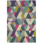 ASY Funk szőnyeg 120x170cm 02 Chevron kék zöld