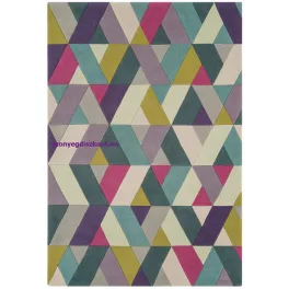 ASY Funk szőnyeg 120x170cm 02 Chevron kék zöld