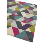 ASY Funk szőnyeg 120x170cm 02 Chevron kék zöld