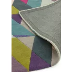 ASY Funk szőnyeg 120x170cm 02 Chevron kék zöld