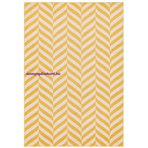 ASY Muse 080x150cm Yellow Chevron Rug MU08 szőnyeg