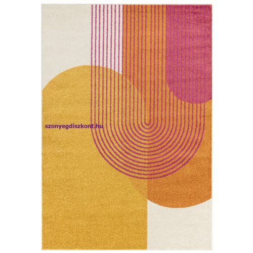 ASY Muse 080x150cm Orange Retro Rug MU13 szőnyeg