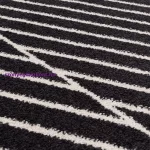 ASY Muse 120x170cm fekete Linear szőnyeg MU10
