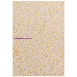 ASY Muse 160x230cm sárga Spotty szőnyeg MU12