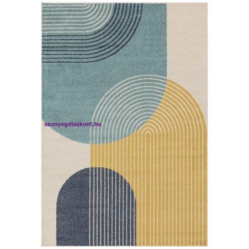 ASY Muse 160x230cm Blue Retro Rug MU15 szőnyeg