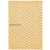 ASY Muse 200x290cm sárga Chevron szőnyeg MU08