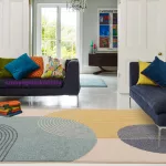 ASY Muse 200x290cm Blue Retro Rug MU15 szőnyeg