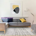 ASY Nova 120x170cm Grid szürke szőnyeg NV31