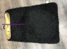   Fürdőszobai szőnyeg Soft 1 rèszes 50x80cm egyszínű fekete