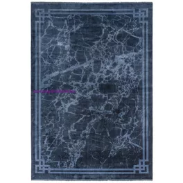 ASY Zehraya 200x290cm ZE02 Ink kék Border szőnyeg