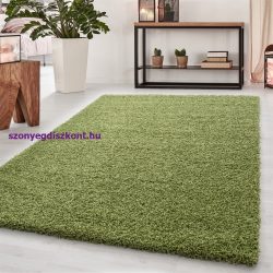 Ay dream 4000 zöld 60x110cm egyszínű shaggy szőnyeg