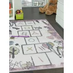 Ber. Smart 160x230cm 22923 pink ugróiskolás gyerekszőnyeg