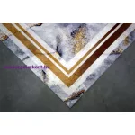 Ber. Porte 2001 szürke-arany 160x220cm- vékony modern szőnyeg
