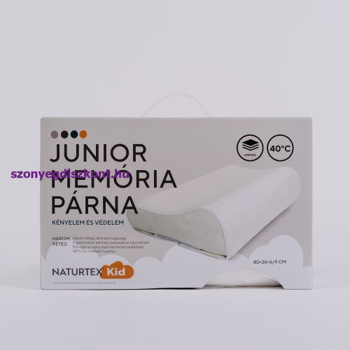 NAT. Memory Junior párna 40x26x8,8/6 cm