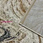 Den. Sunset new 0838 Cokme-Bézs 60x110cm modern szőnyeg