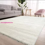 EGYSZÍNŰ SZŐNYEG AKCIÓ, Den. Milano fehér 80x150cm