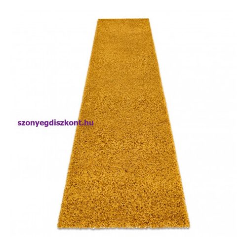 Szőnyeg, futószőnyeg SOFFI shaggy 5cm arany -80x300 cm