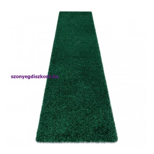 Szőnyeg, futószőnyeg SOFFI shaggy 5cm zöld -80x300 cm