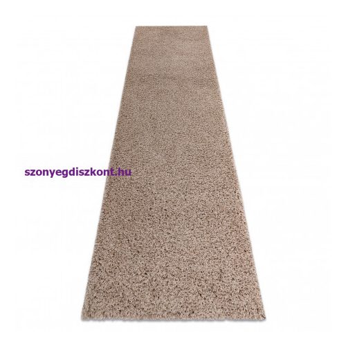 Szőnyeg, futószőnyeg SOFFI shaggy 5cm bézs -80x250 cm