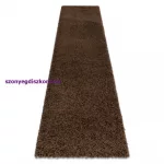 Kab. Szőnyeg, futószőnyeg SOFFI shaggy 2cm barna -70x250 cm