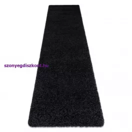   Kab. Szőnyeg, futószőnyeg SOFFI shaggy 2cm fekete -70x200 cm