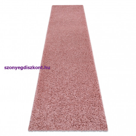 Szőnyeg, futószőnyeg SOFFI shaggy 5cm rózsaszín -60x300 cm
