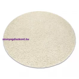 Kab. Szőnyeg SOFFI kör shaggy 2cm krém kör 160 cm