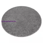 Kab. Szőnyeg SOFFI kör shaggy 2cm szürke kör 160 cm