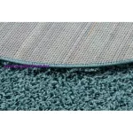 Kab. Szőnyeg SOFFI kör shaggy 2cm kék kör 120 cm