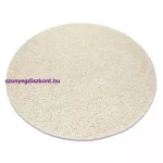 Kab. Szőnyeg SOFFI kör shaggy 2cm krém kör 100 cm