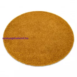 Kab. Szőnyeg SOFFI kör shaggy 2cm arany kör 100 cm