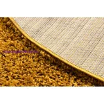 Kab. Szőnyeg SOFFI kör shaggy 2cm arany kör 100 cm