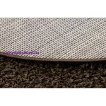 Kab. Szőnyeg SOFFI kör shaggy 2cm barna kör 80 cm