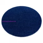 Kab. Szőnyeg SOFFI kör shaggy 2cm sötétkék kör 80 cm