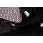 Kab. Szőnyeg FLUFFY 2370 shaggy pontok - antracit / fehér 180x270 cm