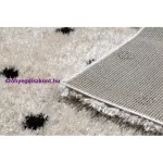 Kab. Szőnyeg FLUFFY 2370 shaggy pontok - krém / antracit 180x270 cm