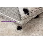 Kab. Szőnyeg FLUFFY 2370 shaggy pontok - krém / antracit 180x270 cm