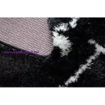 Kab. Szőnyeg FLUFFY 2373 shaggy - antracit / fehér 160x220 cm