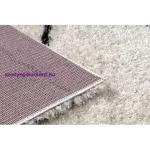 Kab. Szőnyeg FLUFFY 2371 shaggy csík - krém / antracit 140x190 cm