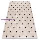 Szőnyeg FLUFFY 2370 shaggy pontok - krém / antracit 120x170 cm