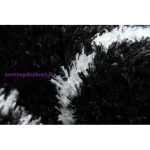 Kab. Szőnyeg FLUFFY 2373 shaggy - antracit / fehér 80x150 cm