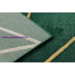 Kab. EMERALD szőnyeg 1013 glamour, elegáns geometriai üveg zöld / arany 240x330 cm