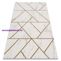   EMERALD szőnyeg 1012 glamour, elegáns geometriai, márvány krém / arany 240x330 cm